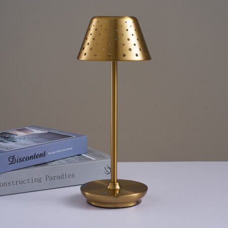 Lampe de Chevet Métal Design - Doré