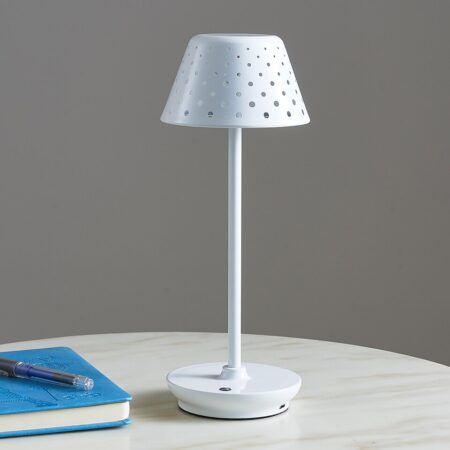 Lampe de Chevet Métal Design - Blanche
