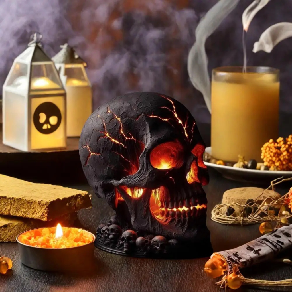 Lampe de Chevet Tête de Mort